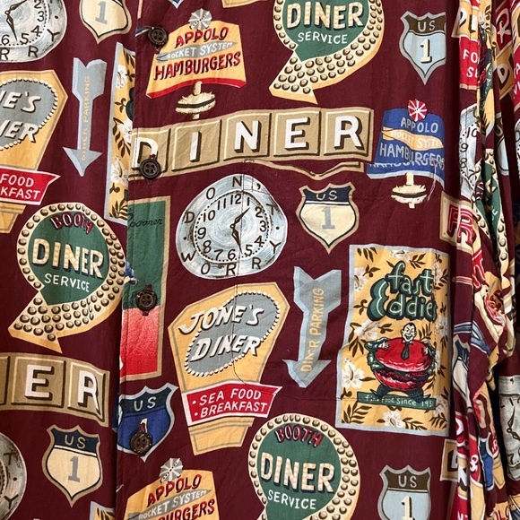 Reyn Spooner 50’s Diner Hawaiian Shirt - Picture 2 of 3